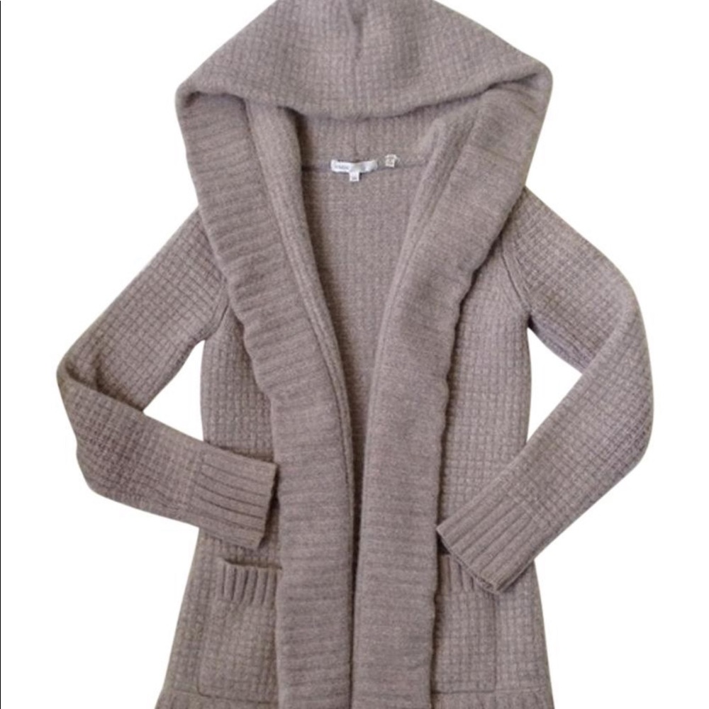 Vince hooded cashmere sweater
